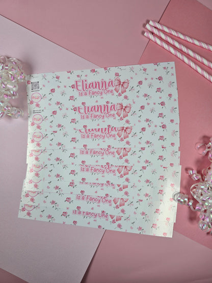 Coquette Water bottle labels,Love shack fancy waterproof labels