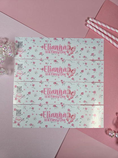 Coquette Water bottle labels,Love shack fancy waterproof labels