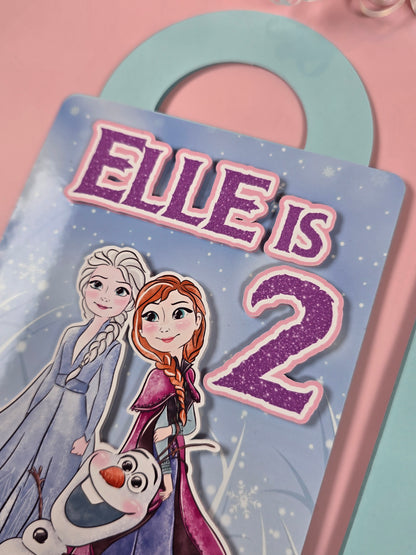 Ice princess coloring suite case + stickers, Enchanted Ice party favors, Magical snowland princess coloring