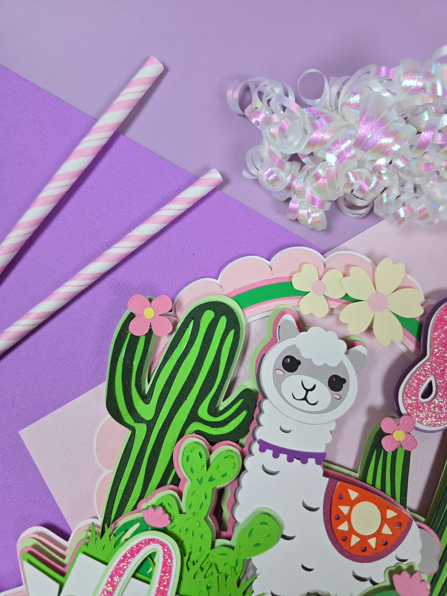 Llama Cake topper, Llama birthday decor, Alpaca cake topper, Animal lover cake topper