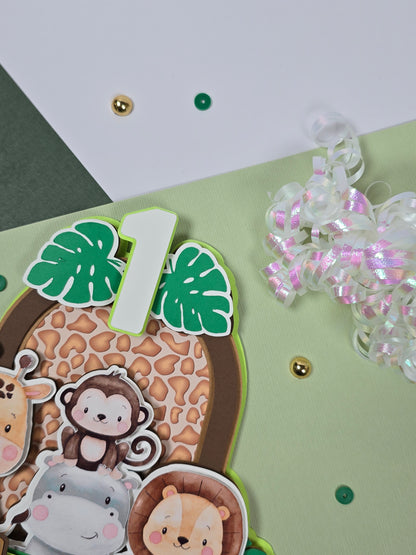 Wild One Cake topper, Safari Cake topper, Safari Birthday