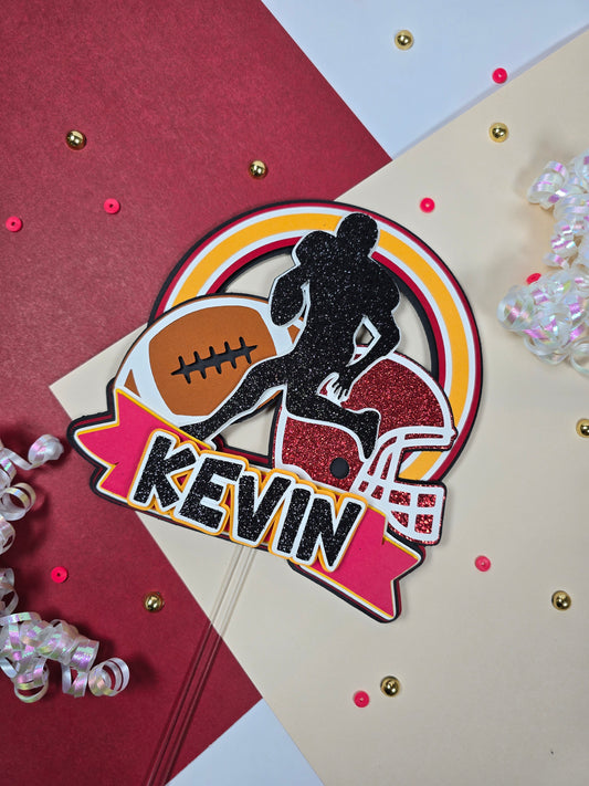 Football Cake topper, NFL cake topper