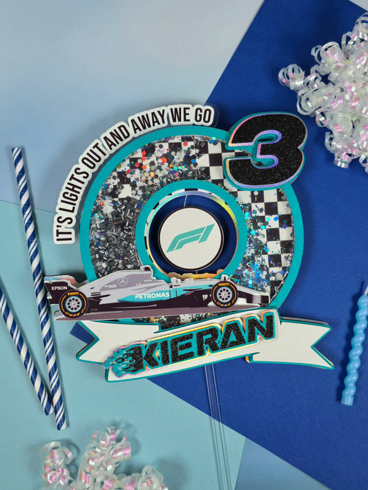Race Cars Cake topper,Formula 1 Cake topper,Race Cars cake topper, F1 birthday