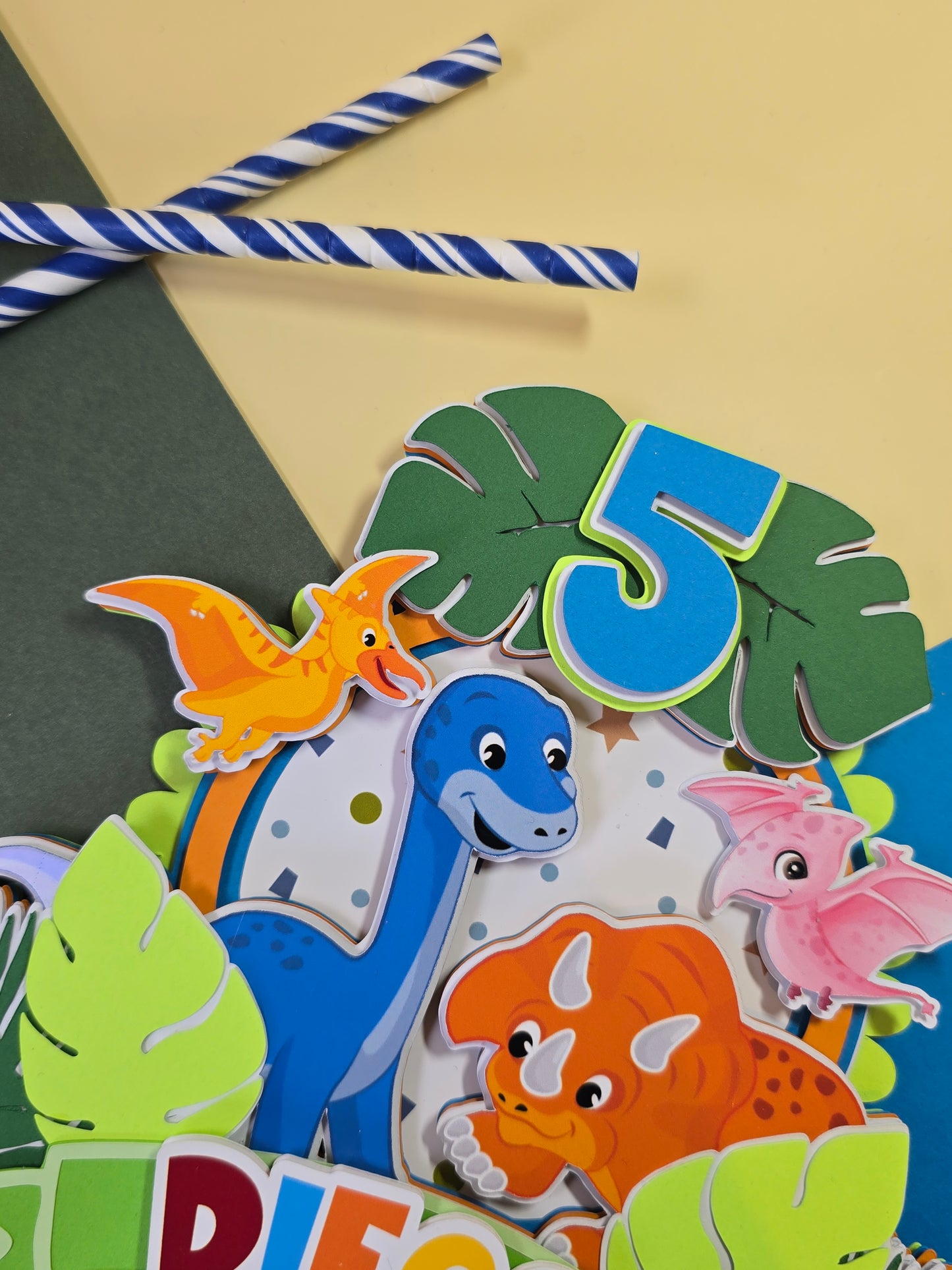 Dinosaur Cake topper, Dinosaurs birthday, Dinosaur party theme