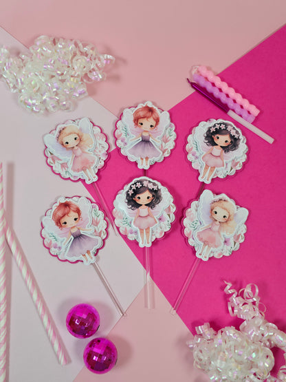 Fairy Cupcake Topper, Fairy Garden cupcake decor, Fairy birthday