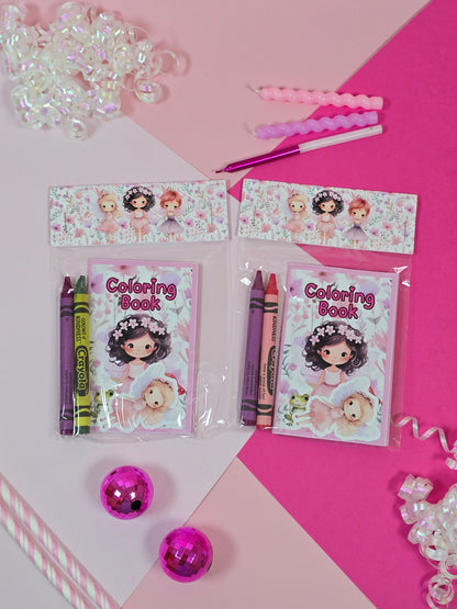 Fairy mini coloring books, Fairy garden mini coloring pages, Fairies party favors