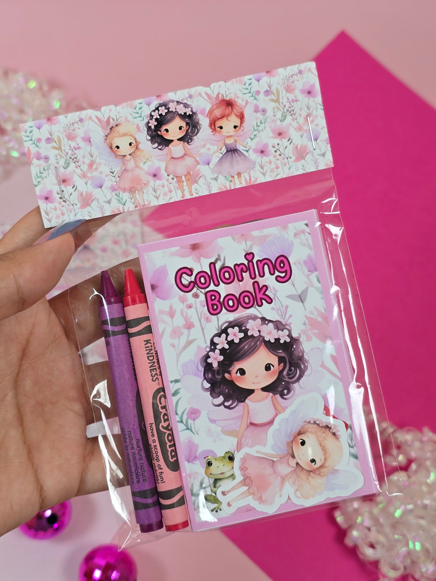 Fairy mini coloring books, Fairy garden mini coloring pages, Fairies party favors