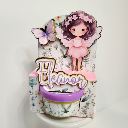 Fairy first birthday Mini play doh Box Fairy Garden Party favors play doh fairy Fairy garden theme party Fairy birthday theme