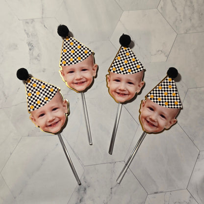 One Happy Dude Cupcake toppers, One happy dude decor