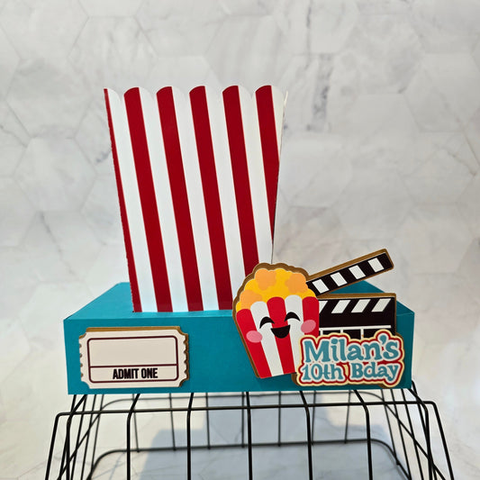 Movie Night Box popcorn candies party favors cinema movie party theme movie night box for birthday theme