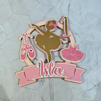 Ballerina Cake topper, Tutu party theme, Ballerina birthday theme