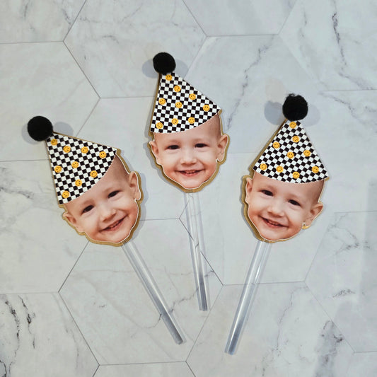 One Happy Dude Cupcake toppers, One happy dude decor