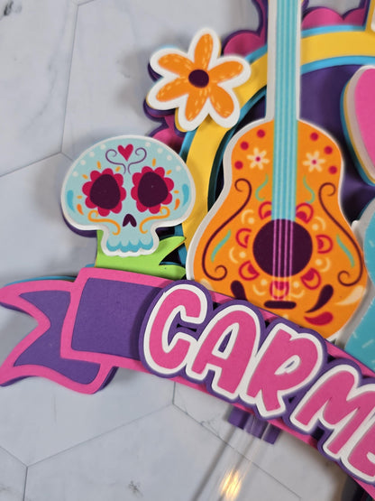 Mexican fiesta cake topper, Fiesta Cake topper,