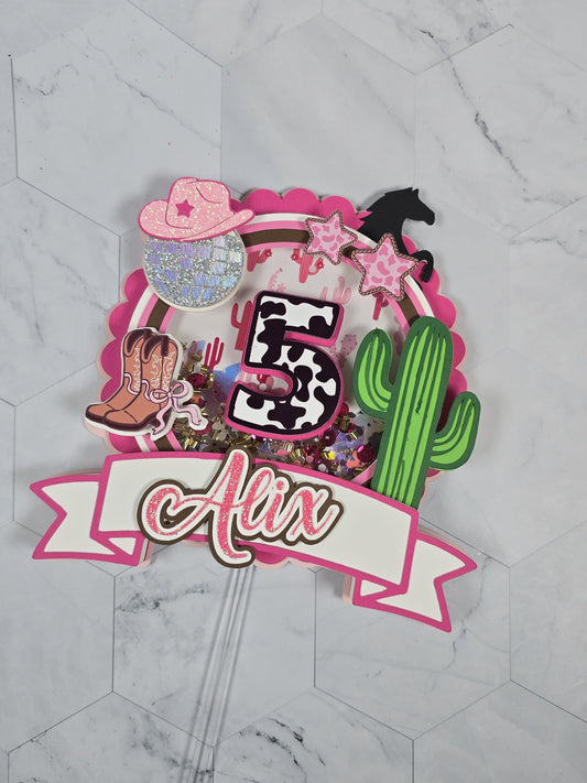 Cowgirl Cake topper, My first rodeo birthday party, Not my first rodeo cake topper, Cowgirl birthday party