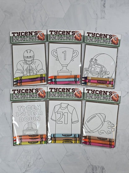 American football coloring books, NFL coloring pages