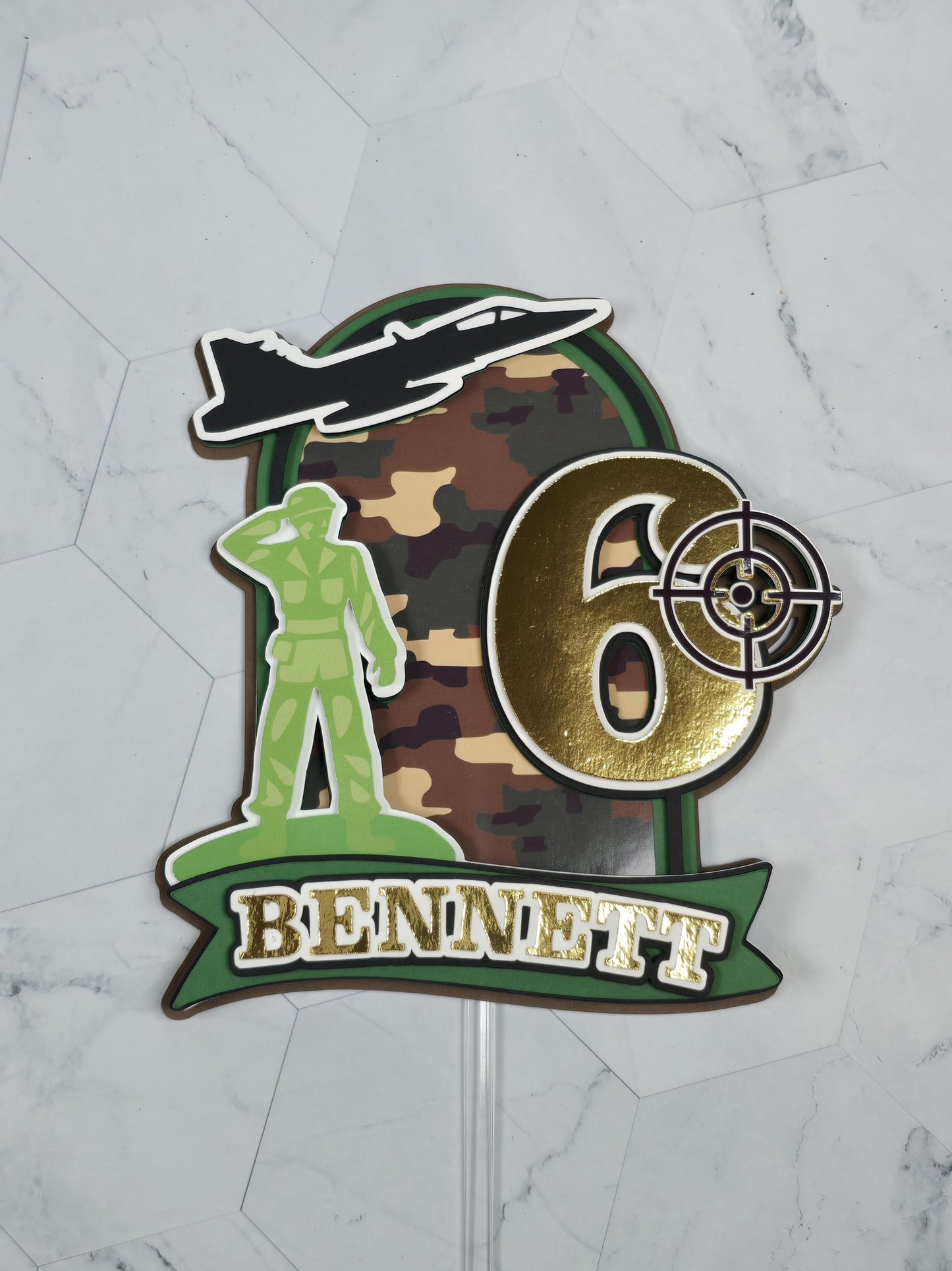 Army Man Cake topper, Army birthday theme, Army military party theme, Soldier cake topper