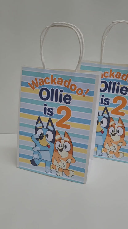 Bluey Goodie bags, Bluey gody bags, Bluey party theme