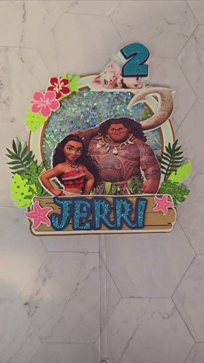 Vaiana Cake topper, Vaiana theme party, Vaiana party theme