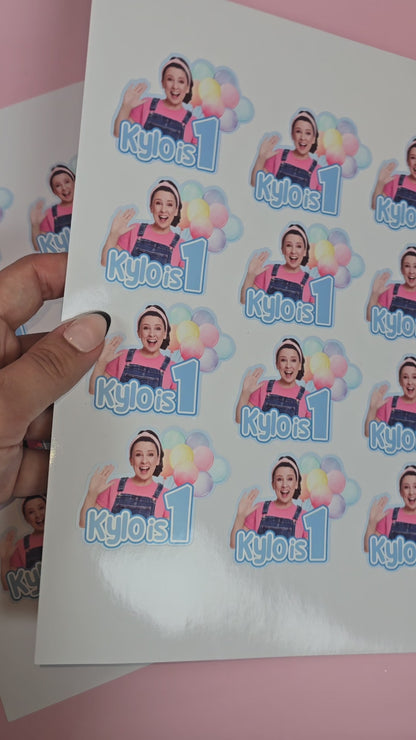 Ms Rachel Stickers for cups,Ms Rachel waterproof stickers