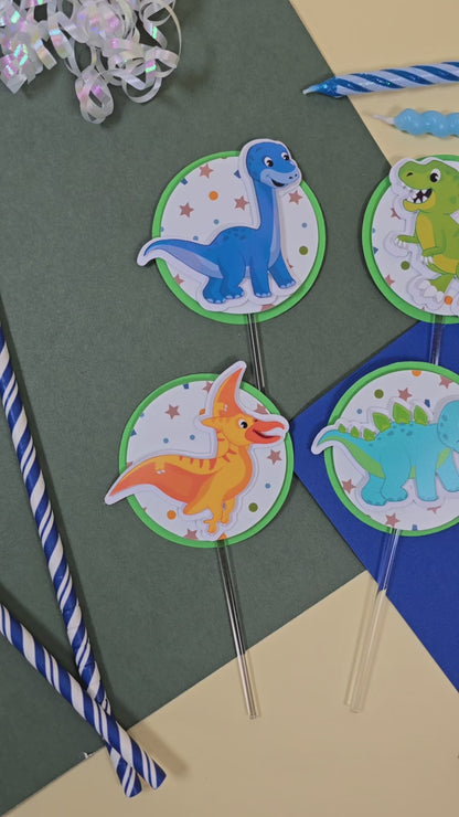 Dinosaurs Cupcake Topper, Dinos cupcake decor