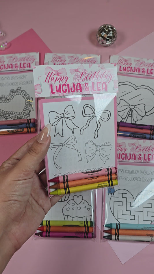 Coquette Coloring books, Love shack fancy party favors, Coquette birthday