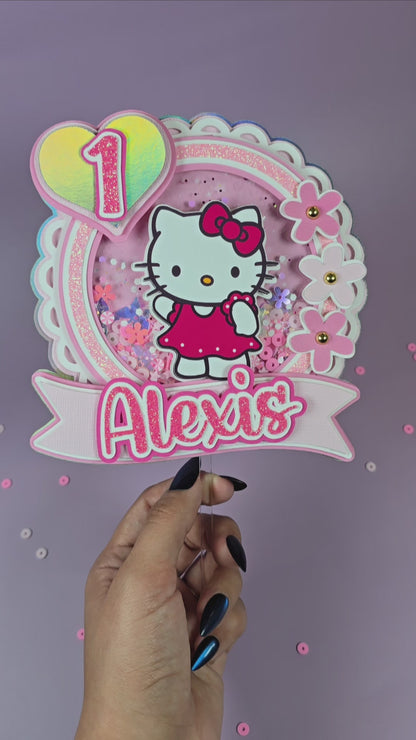 Hello Kitty Cake topper, Sanrio Cake topper,Hello Kitty party theme, Hello Kitty birthday