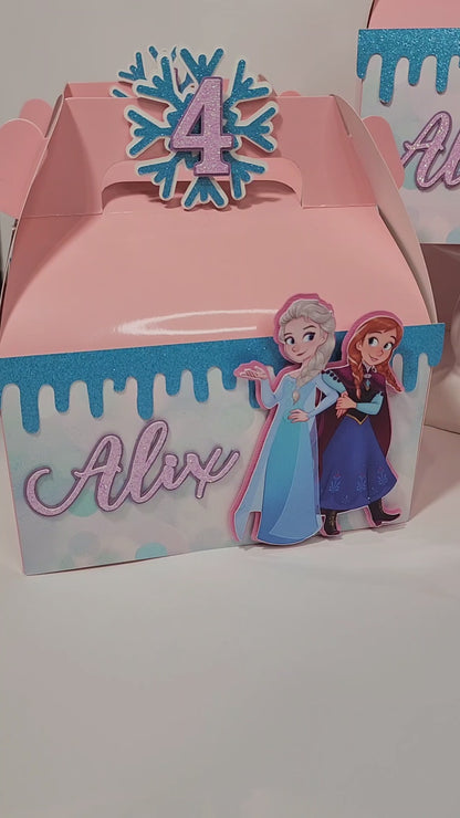 Frozen Gable boxes, Frozen party favors , Frozen birthday