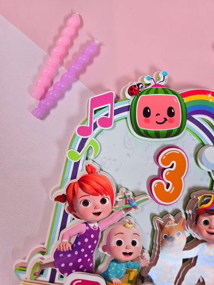 Cocomelon Cake topper, Cocomelon Cake topper, Cocomelon cake topper, Cocomelon birthday