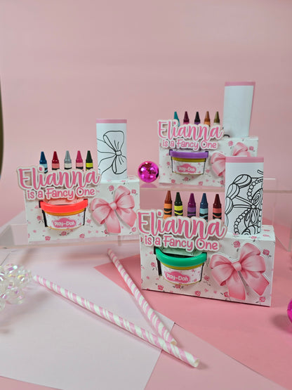 Coquette Activity Box, Love shack fancy activity box, Is a fancy one party favor Coquette party favor