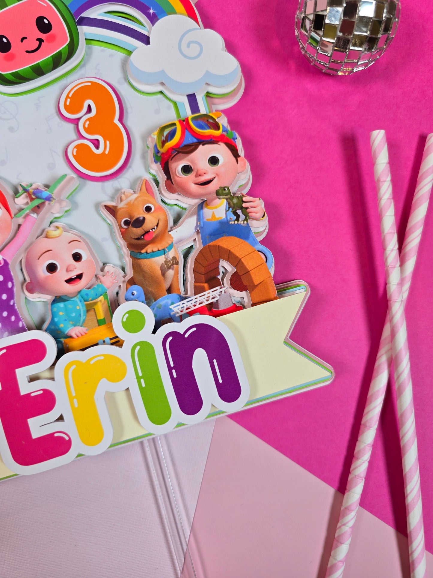 Cocomelon Cake topper, Cocomelon Cake topper, Cocomelon cake topper, Cocomelon birthday
