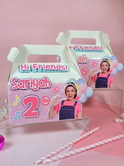 Ms Rachel Gable boxes, Ms Rachel party favors , Ms Rachel birthday