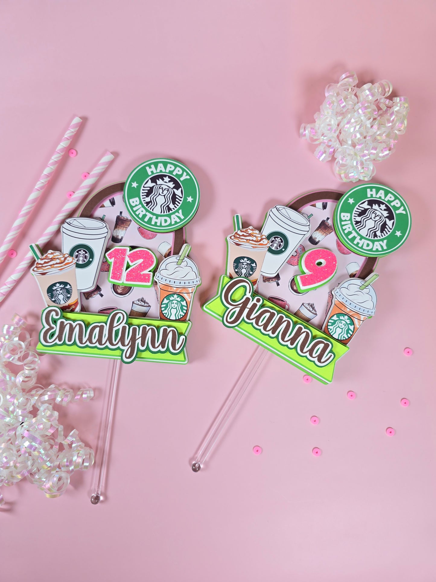 Coffee lover Cake topper, Coffee lover party theme