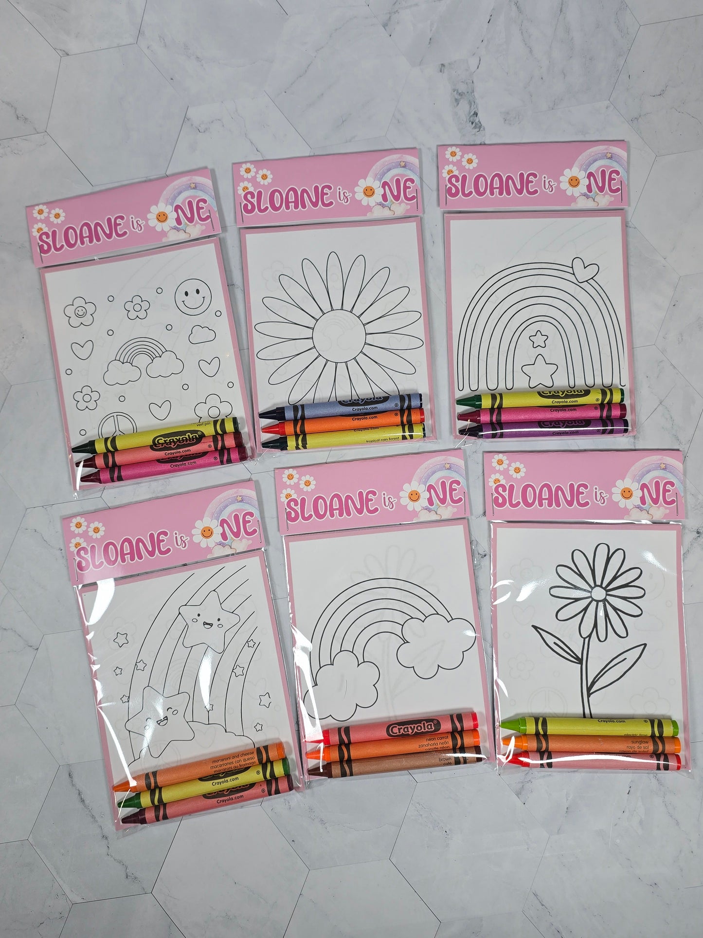 Daisy coloring books, Groovy Flowers Girly Pink coloring pages