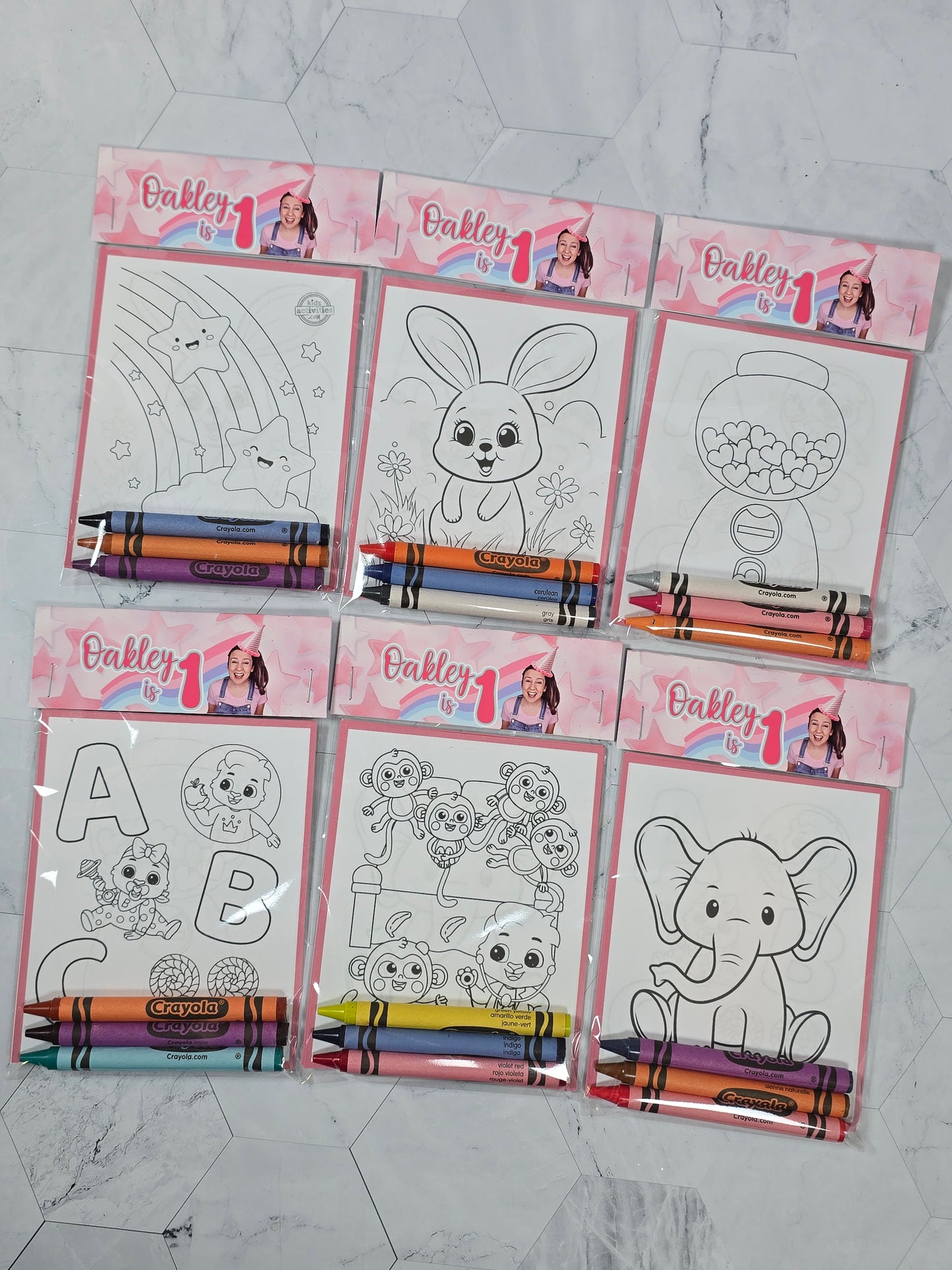 Ms Rachel Coloring books, Ms Rachel party favors