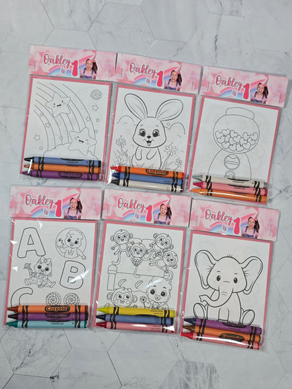 Ms Rachel Coloring books, Ms Rachel party favors