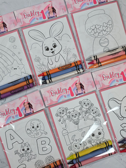 Ms Rachel Coloring books, Ms Rachel party favors