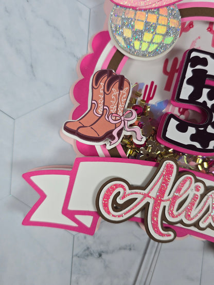 Cowgirl Cake topper, My first rodeo birthday party, Not my first rodeo cake topper, Cowgirl birthday party