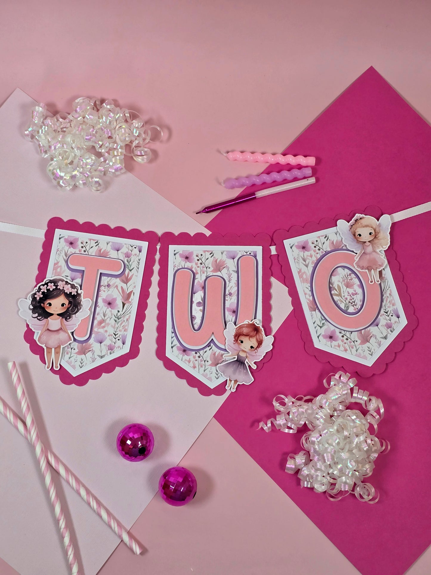 Fairy high chair banner, Fairy banner, Fairy Garden banner