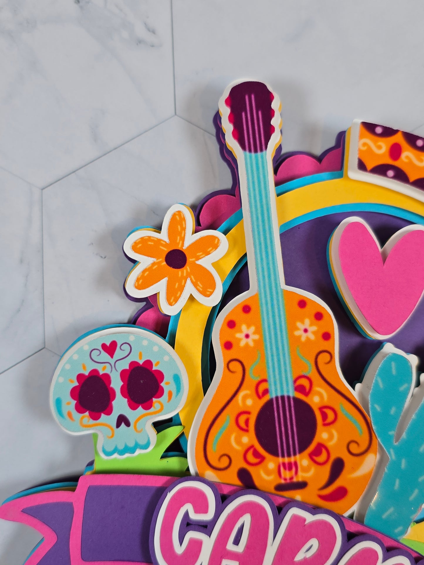 Mexican fiesta cake topper, Fiesta Cake topper,