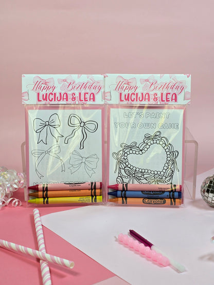 Coquette Coloring books, Love shack fancy party favors, Coquette birthday