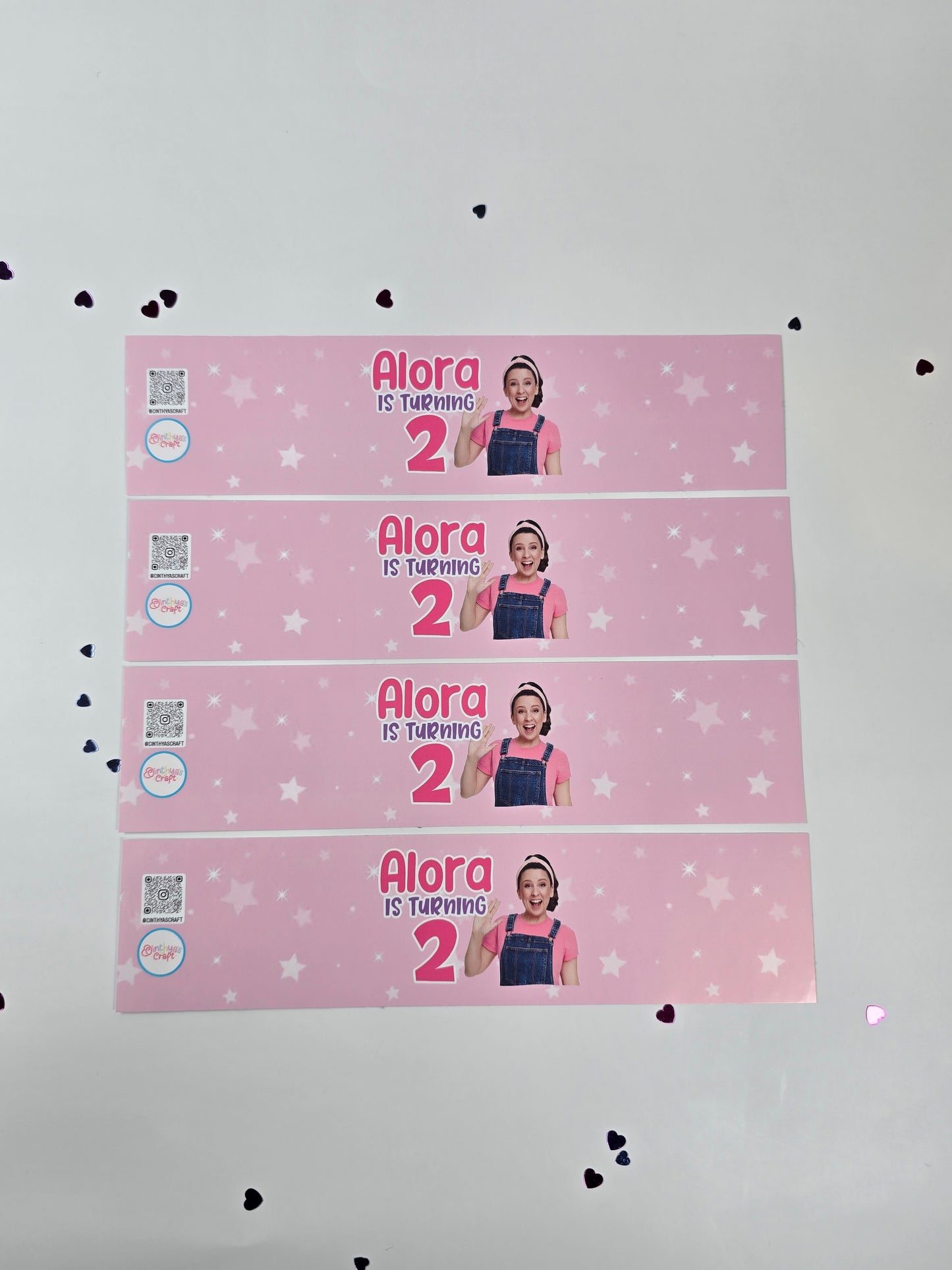 Ms Rachel Water bottle labels,Ms Rachel waterproof labels