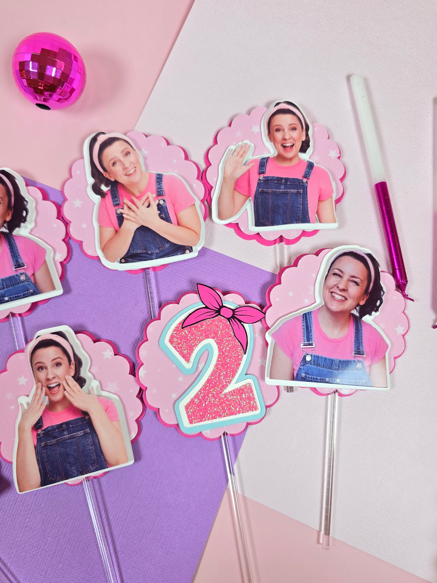Ms Rachel Cupcake Topper, Ms Rachel cupcake decor, Ms Rachel birthday