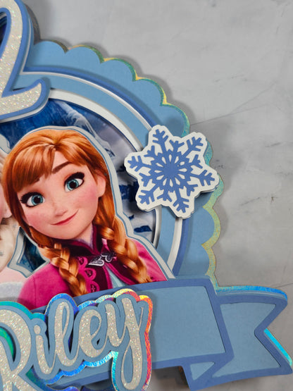 Ice Princess Cake topper, Ice Princess Cake topper, Ice princess birthday