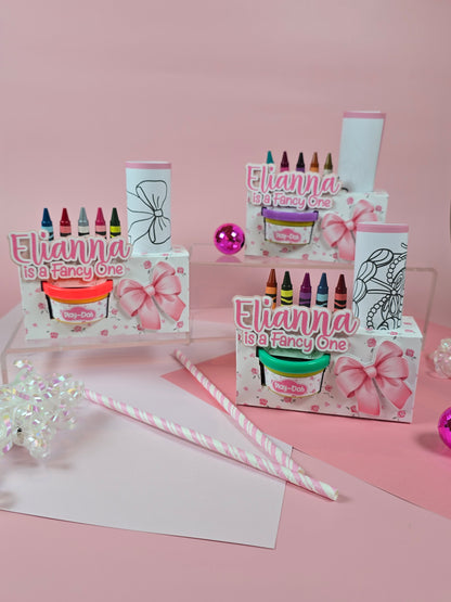 Coquette Activity Box, Love shack fancy activity box, Is a fancy one party favor Coquette party favor