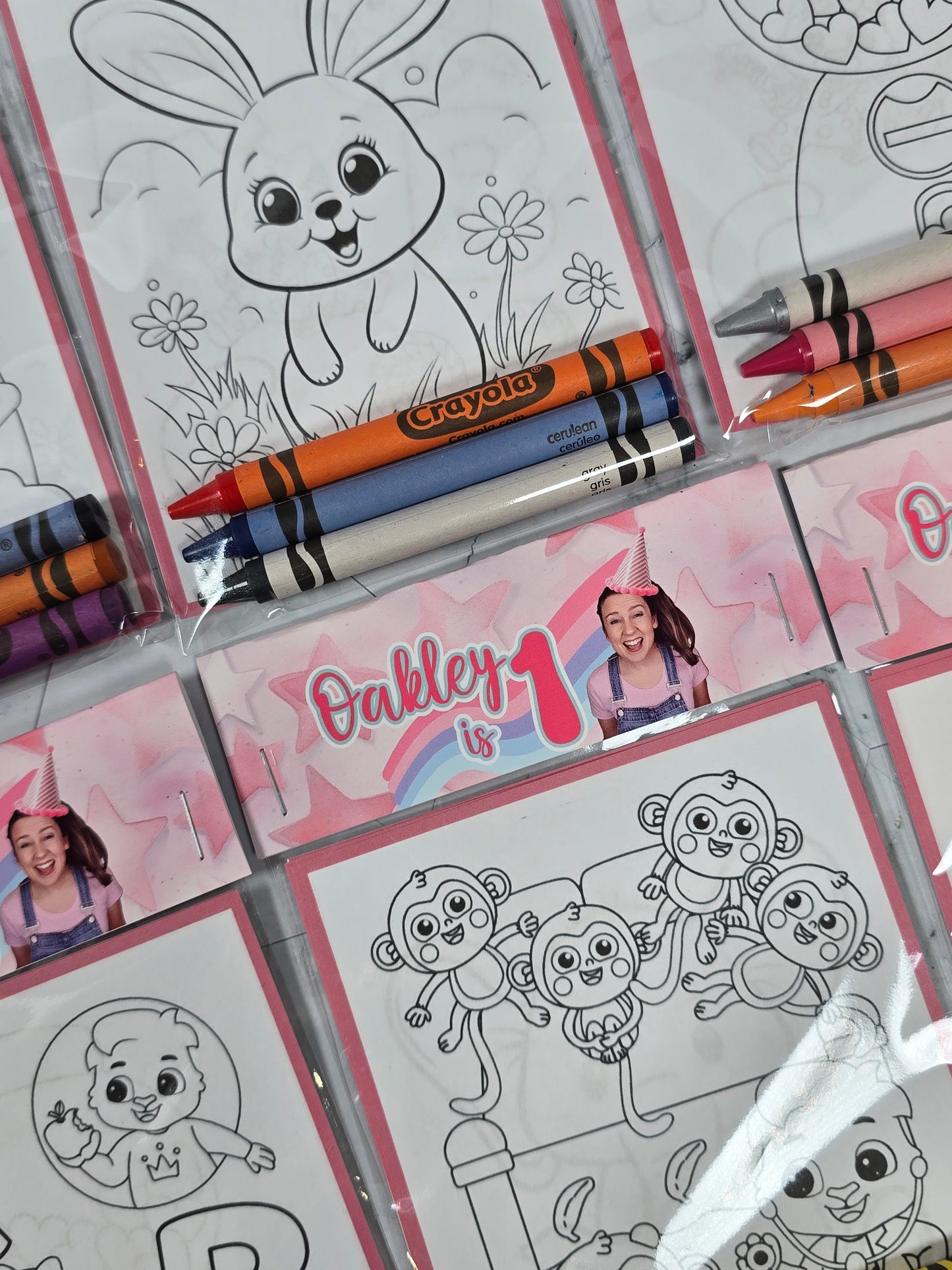 Ms Rachel Coloring books, Ms Rachel party favors