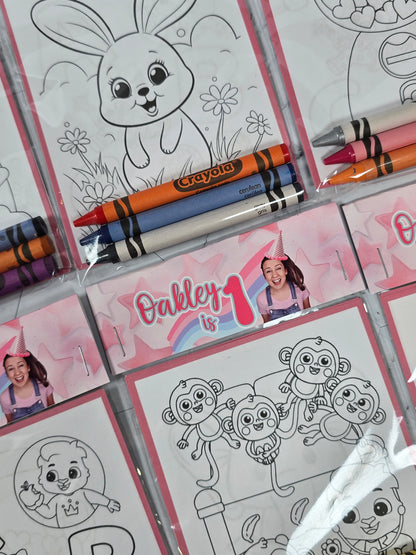 Ms Rachel Coloring books, Ms Rachel party favors