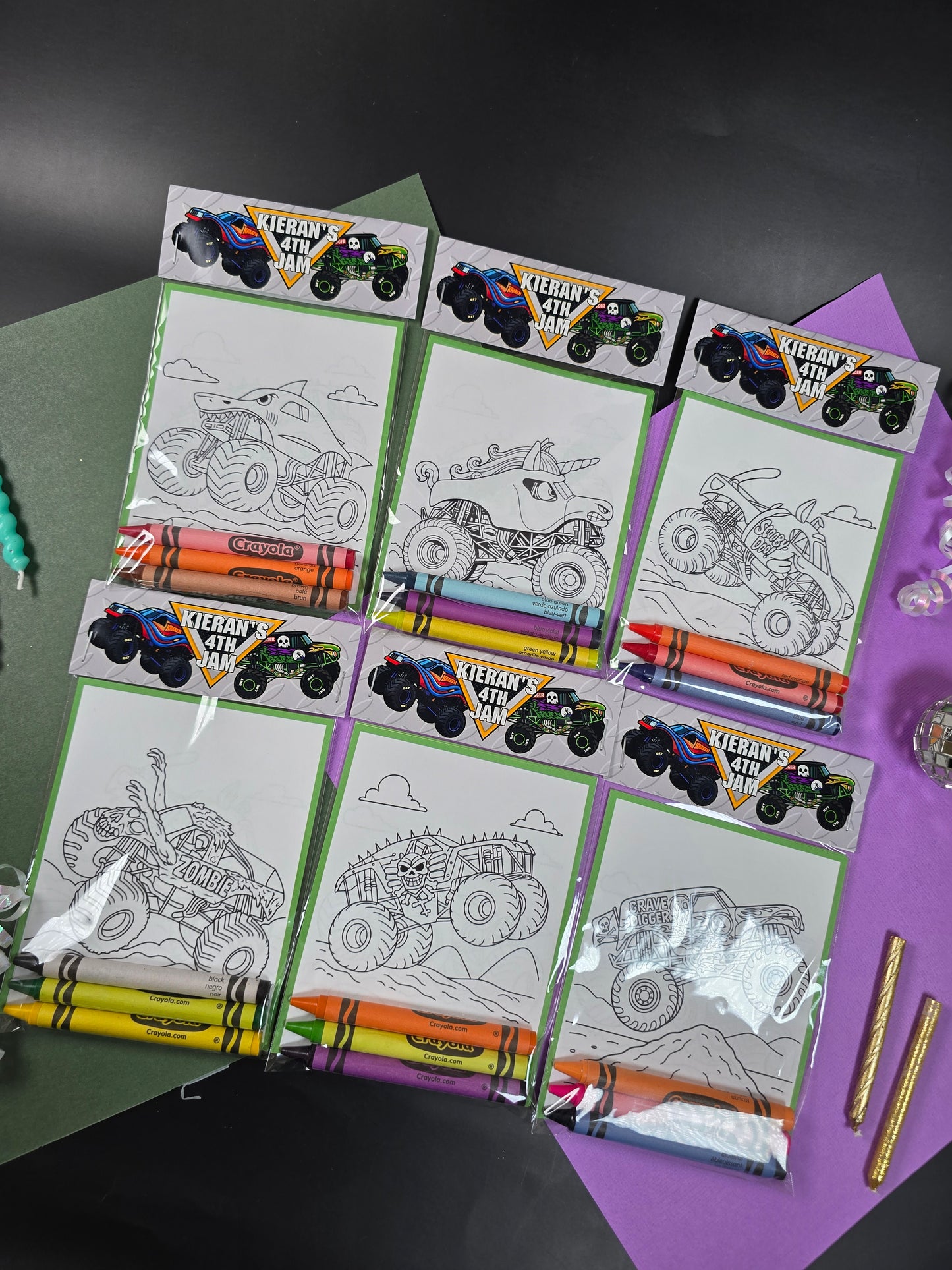 Monster Jam coloring books, Monster Jam coloring pages, Monster jam party favors