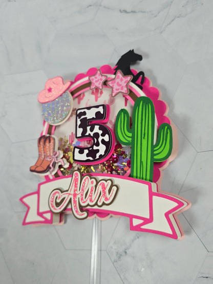 Cowgirl Cake topper, My first rodeo birthday party, Not my first rodeo cake topper, Cowgirl birthday party