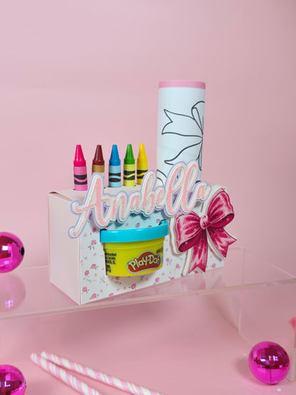 Coquette Activity Box, Love shack fancy activity box, Is a fancy one party favor