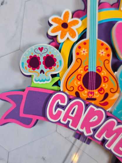 Mexican fiesta cake topper, Fiesta Cake topper,